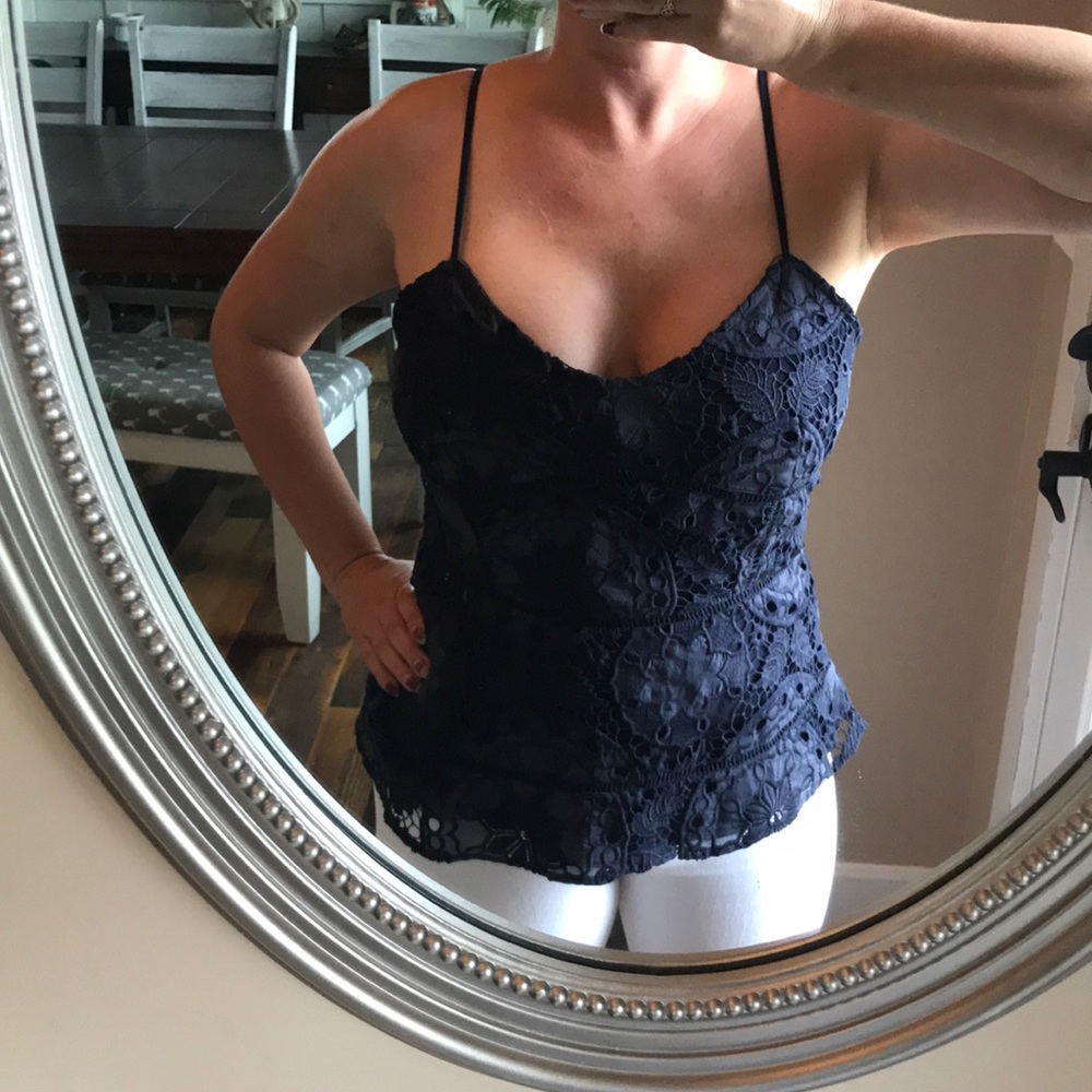 Donating 1/11 crochet lace top